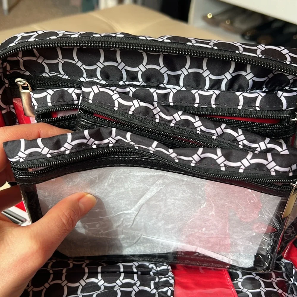 Cosmetic, travel bag, in big New never use with tags still attached